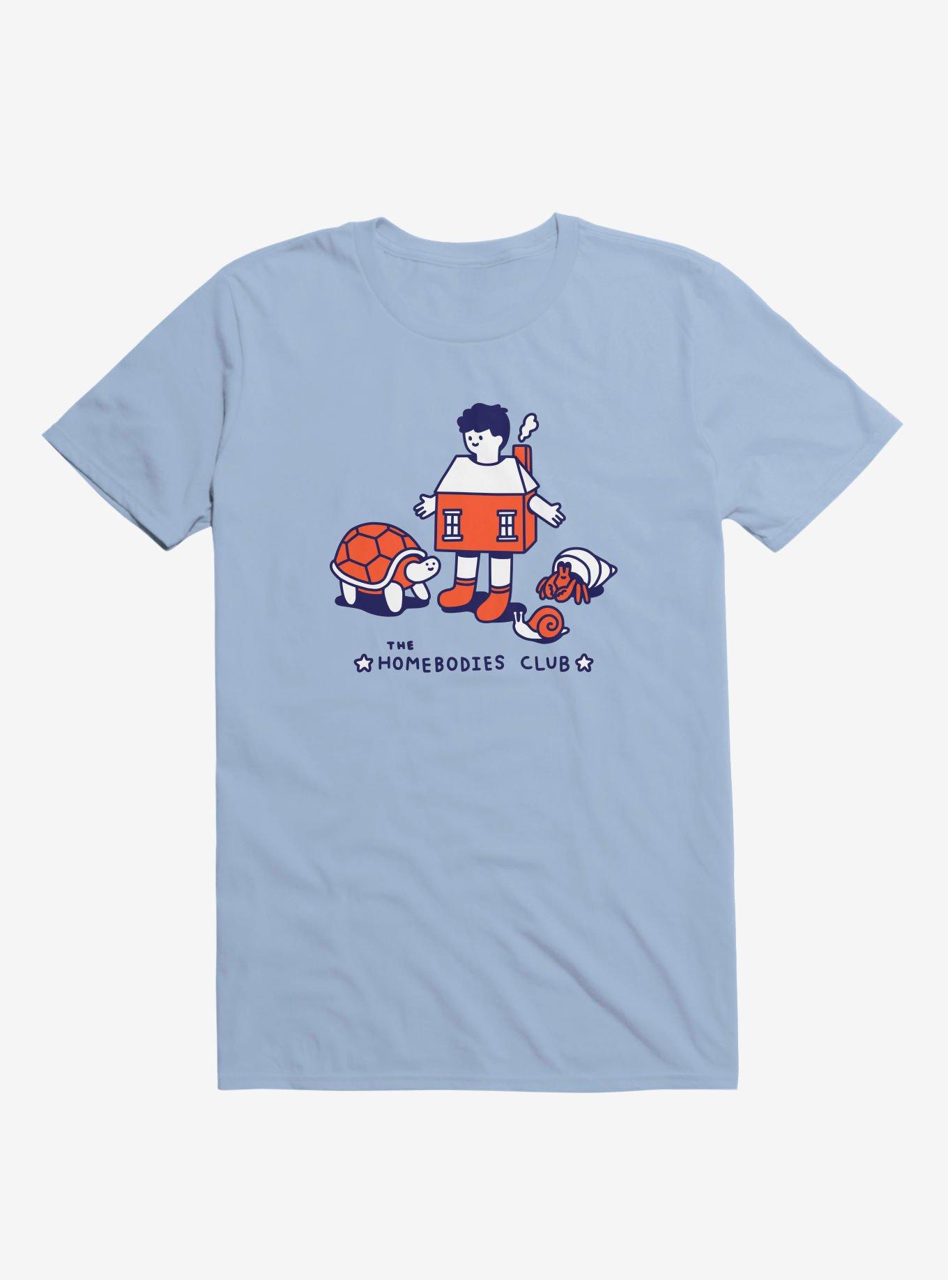 The Homebodies Club Light Blue T-Shirt, , hi-res
