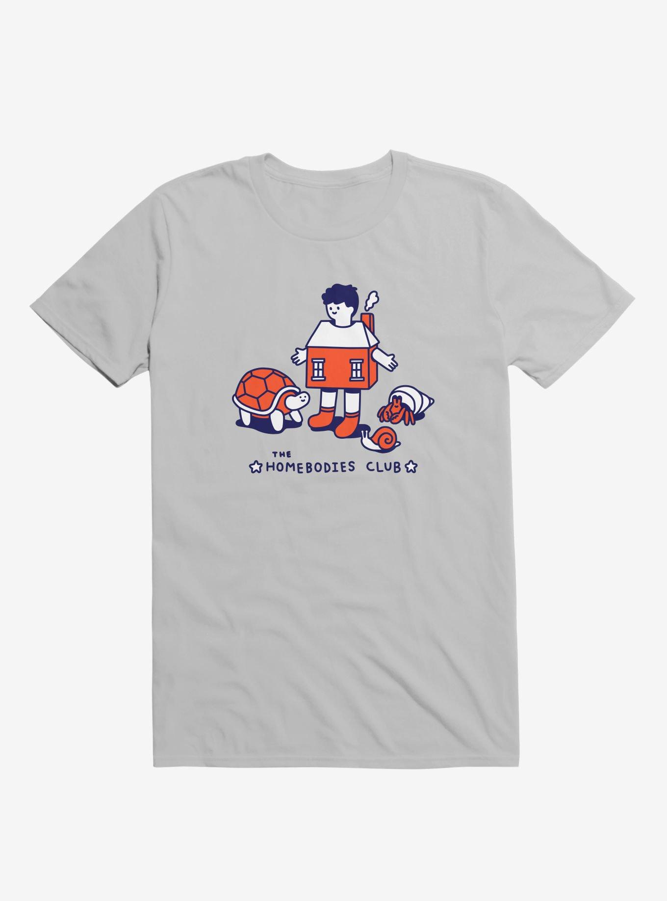 The Homebodies Club Silver T-Shirt, , hi-res