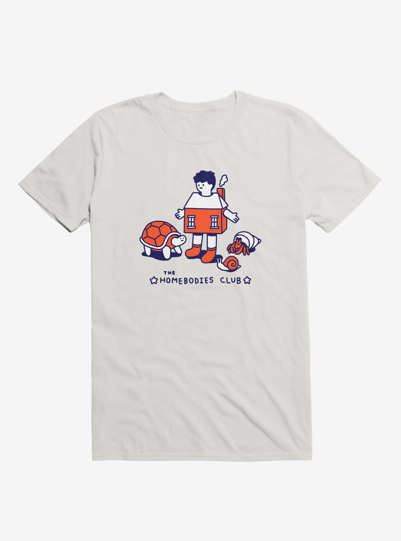 The Homebodies Club White T-Shirt, , hi-res