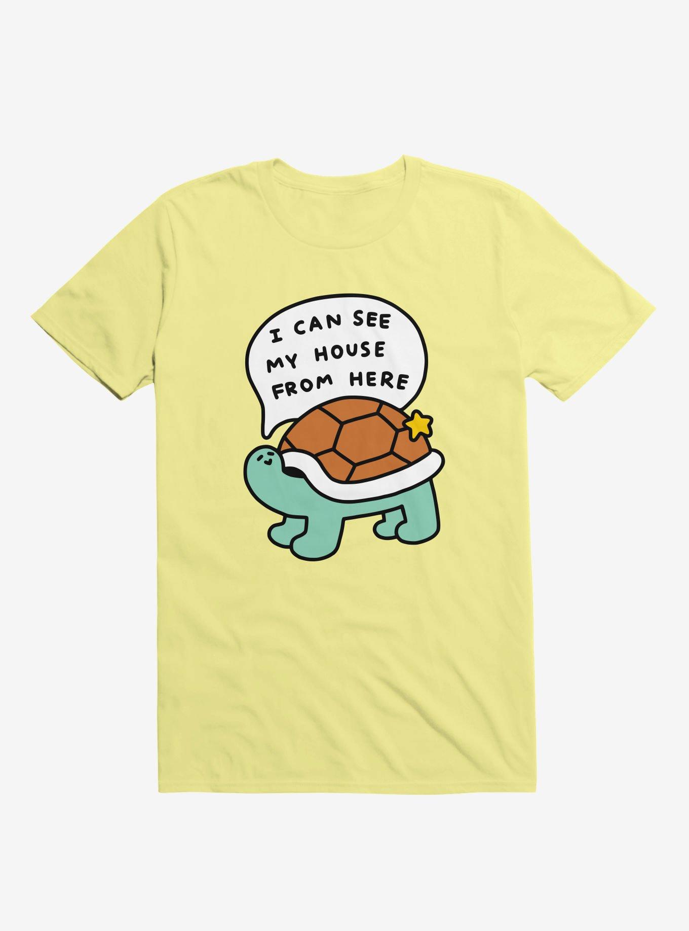 Turtle House Yellow T-Shirt, YELLOW, hi-res