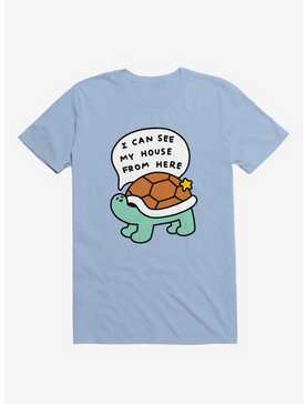 Turtle House Light Blue T-Shirt, , hi-res