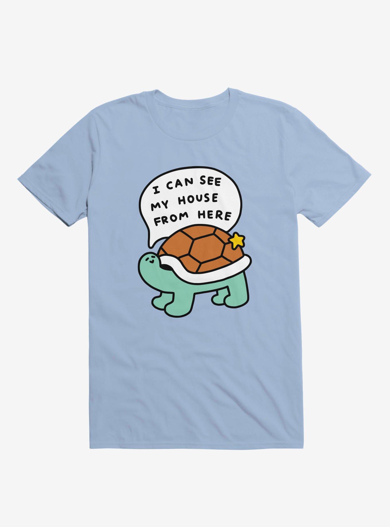 Turtle House Light Blue T-Shirt, , hi-res