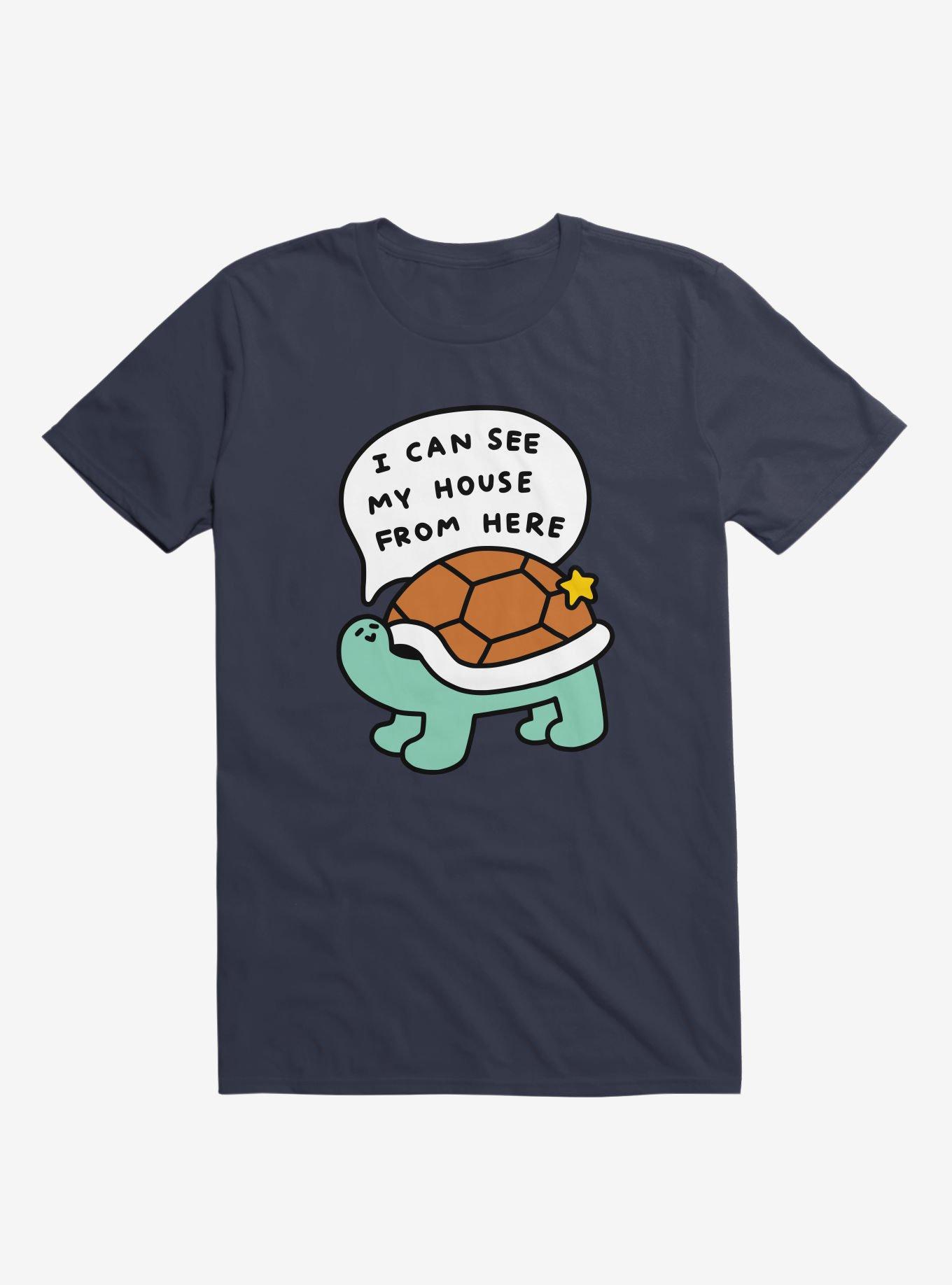 Turtle House Navy Blue T-Shirt, NAVY, hi-res