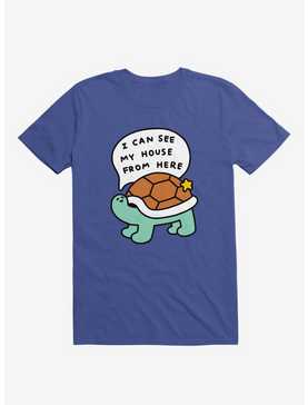 Turtle House Royal Blue T-Shirt, , hi-res