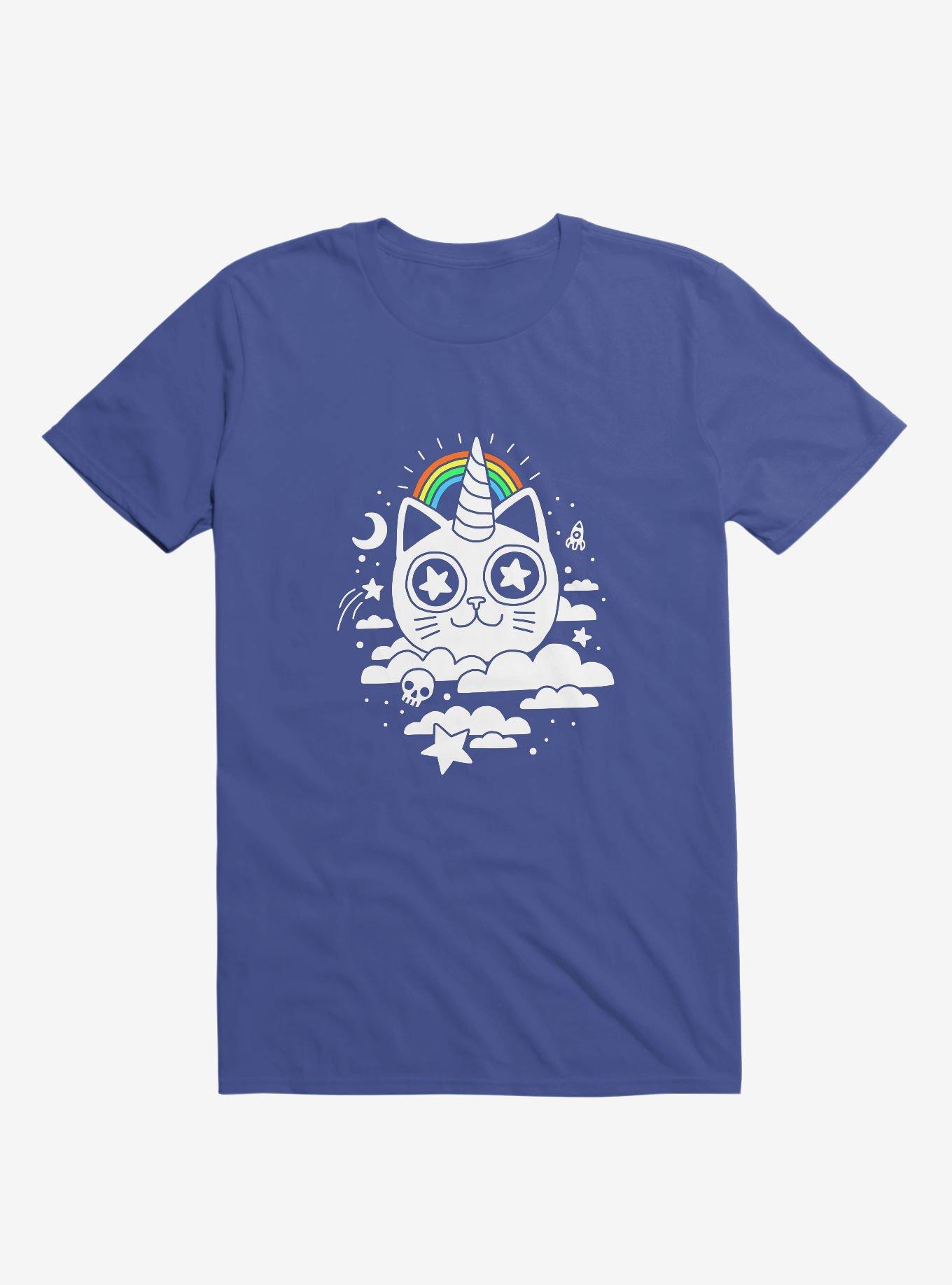 This Is Your Cat On Catnip Royal Blue T-Shirt, , hi-res