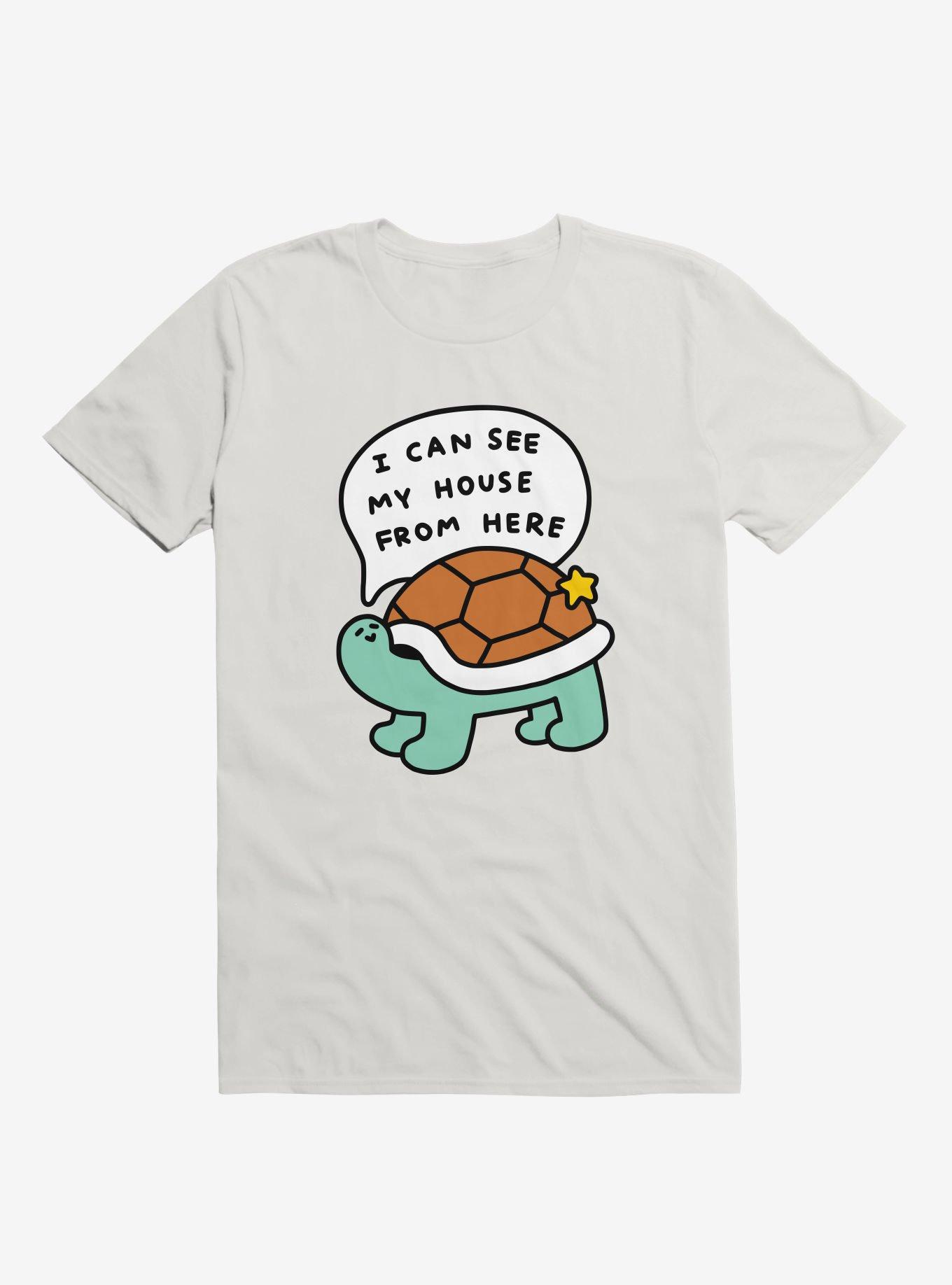 Turtle House White T-Shirt, WHITE, hi-res