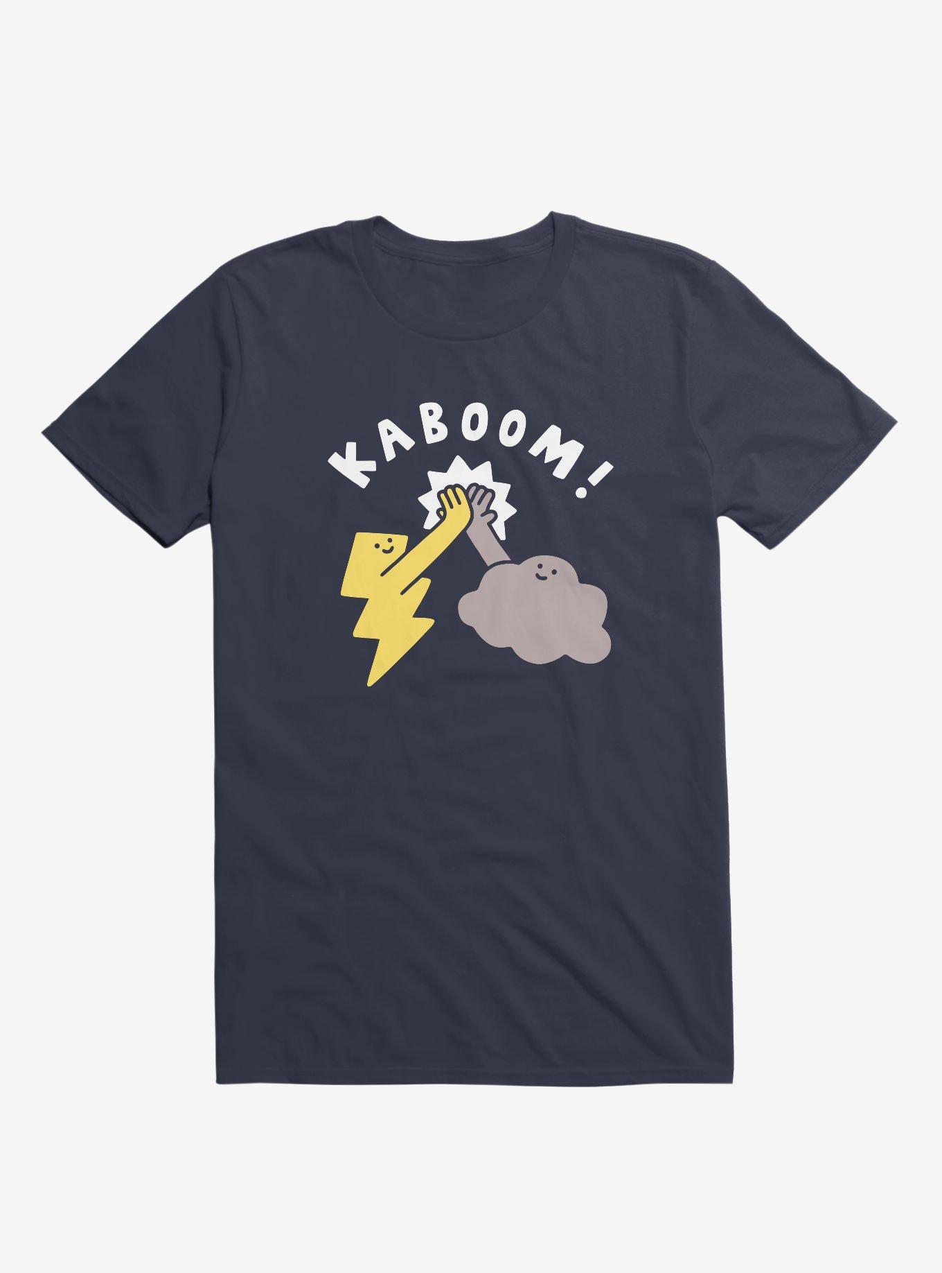 Thunderclap Navy Blue T-Shirt, , hi-res