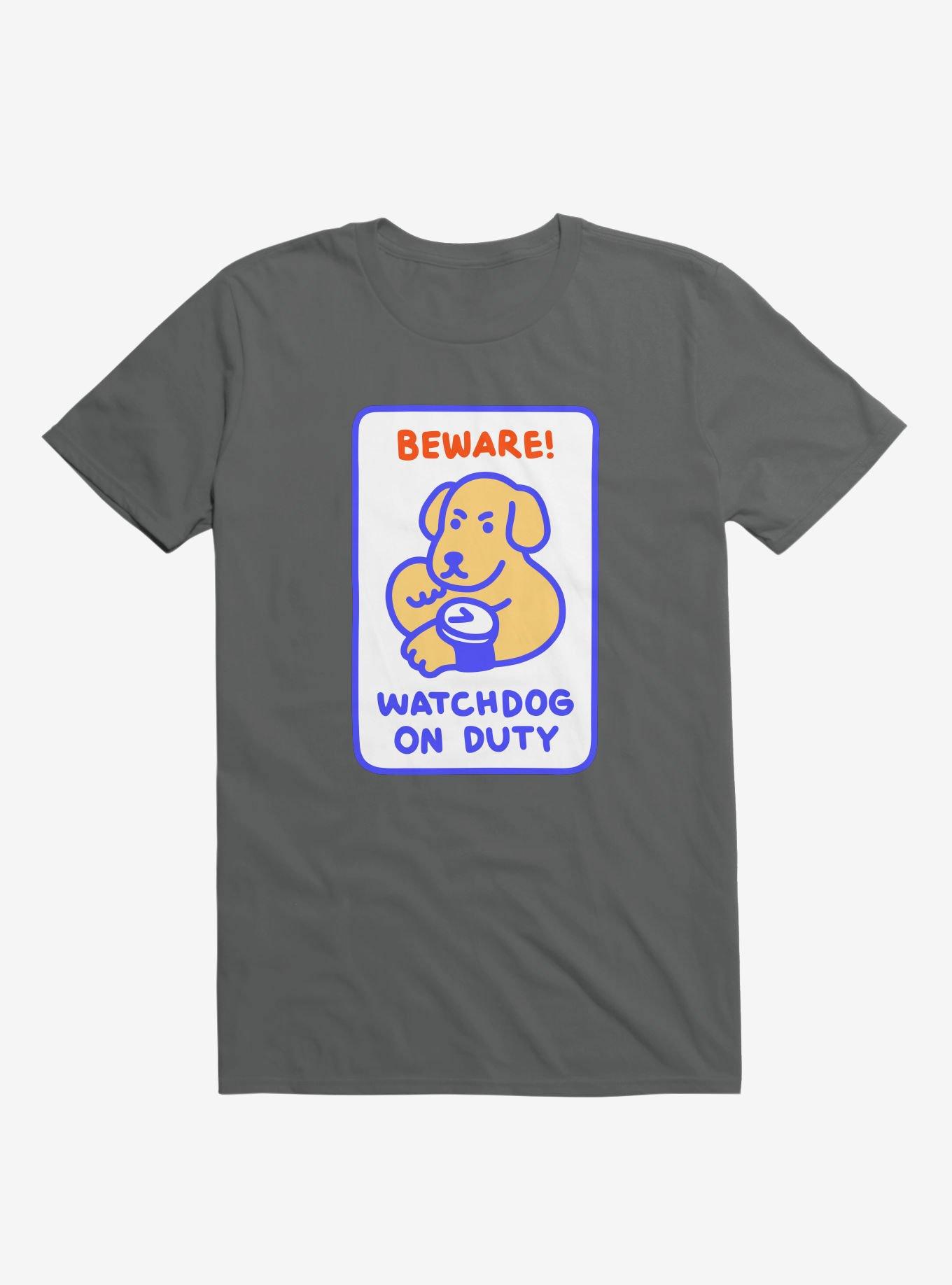 Watchdog Asphalt Grey T-Shirt, ASPHALT, hi-res