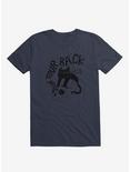 Watch Your Back Cat Navy Blue T-Shirt, NAVY, hi-res