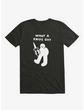 What A Knife Guy Black T-Shirt, , hi-res
