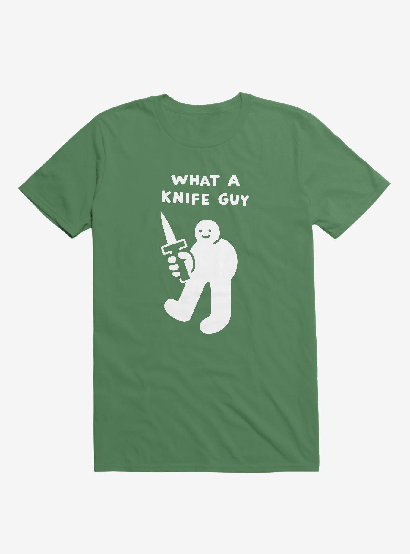 What A Knife Guy Kelly Green T-Shirt, KELLY GREEN, hi-res