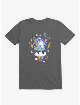 Wizard In The Sky Asphalt Grey T-Shirt, , hi-res