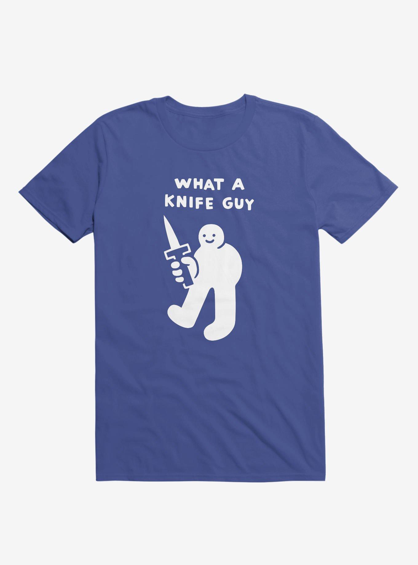 What A Knife Guy Royal Blue T-Shirt, , hi-res