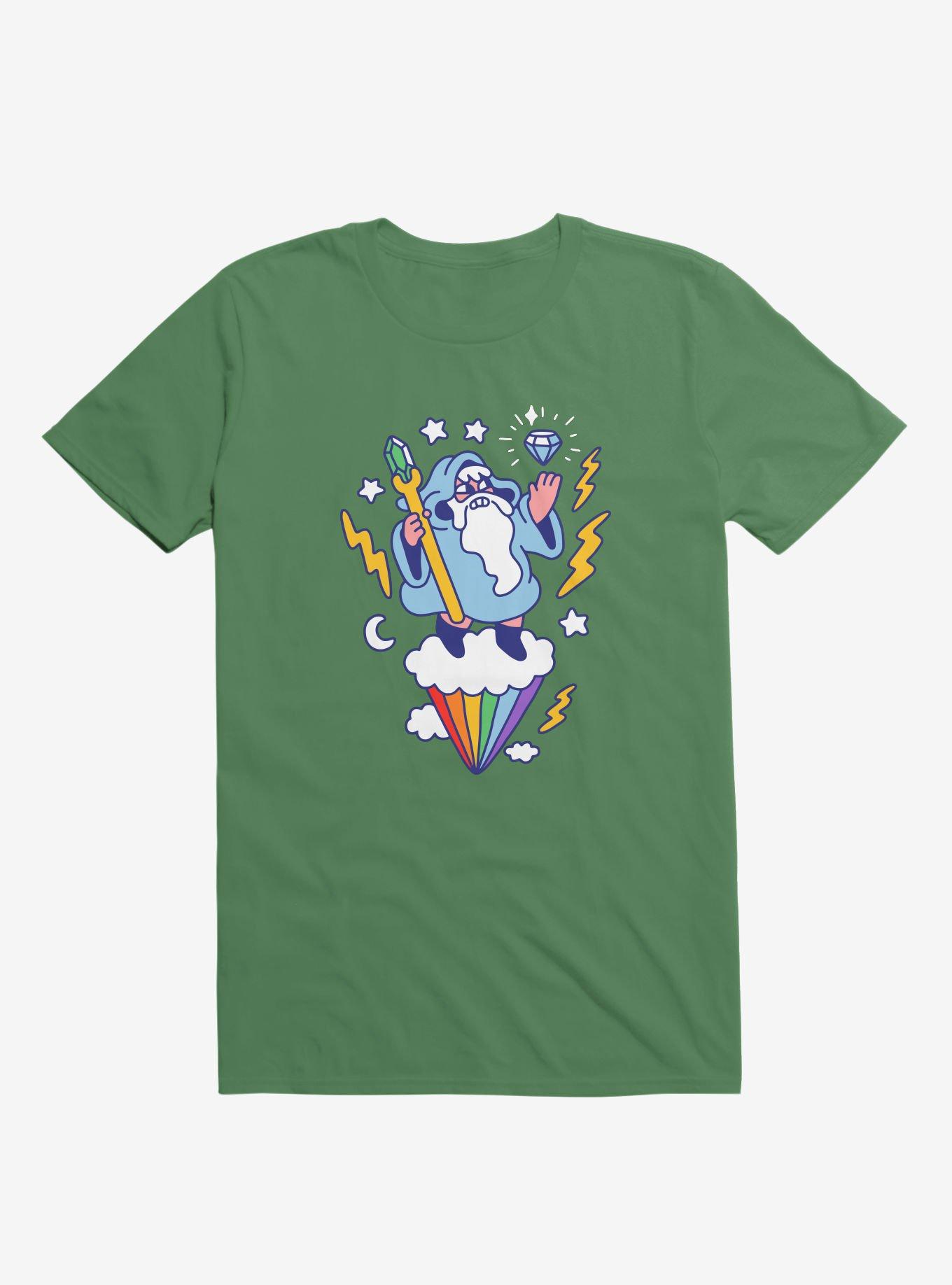 Wizard In The Sky Kelly Green T-Shirt, , hi-res