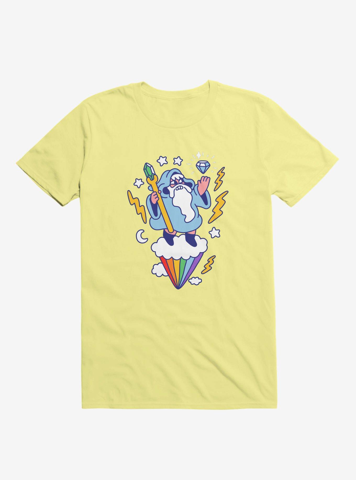 Wizard In The Sky Yellow T-Shirt, , hi-res