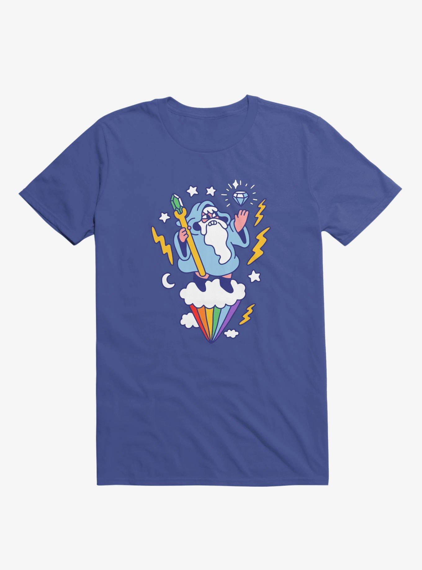 Wizard In The Sky Royal Blue T-Shirt, , hi-res