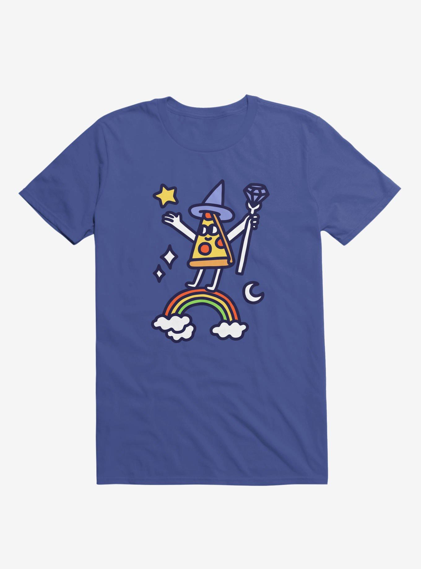 Wizard Pizza Royal Blue T-Shirt, ROYAL, hi-res