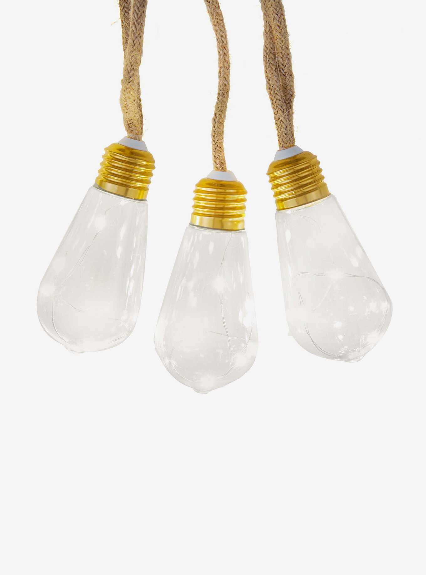 Seven Piece Super Bright Led Vintage Bulb Burlap Lights, , hi-res