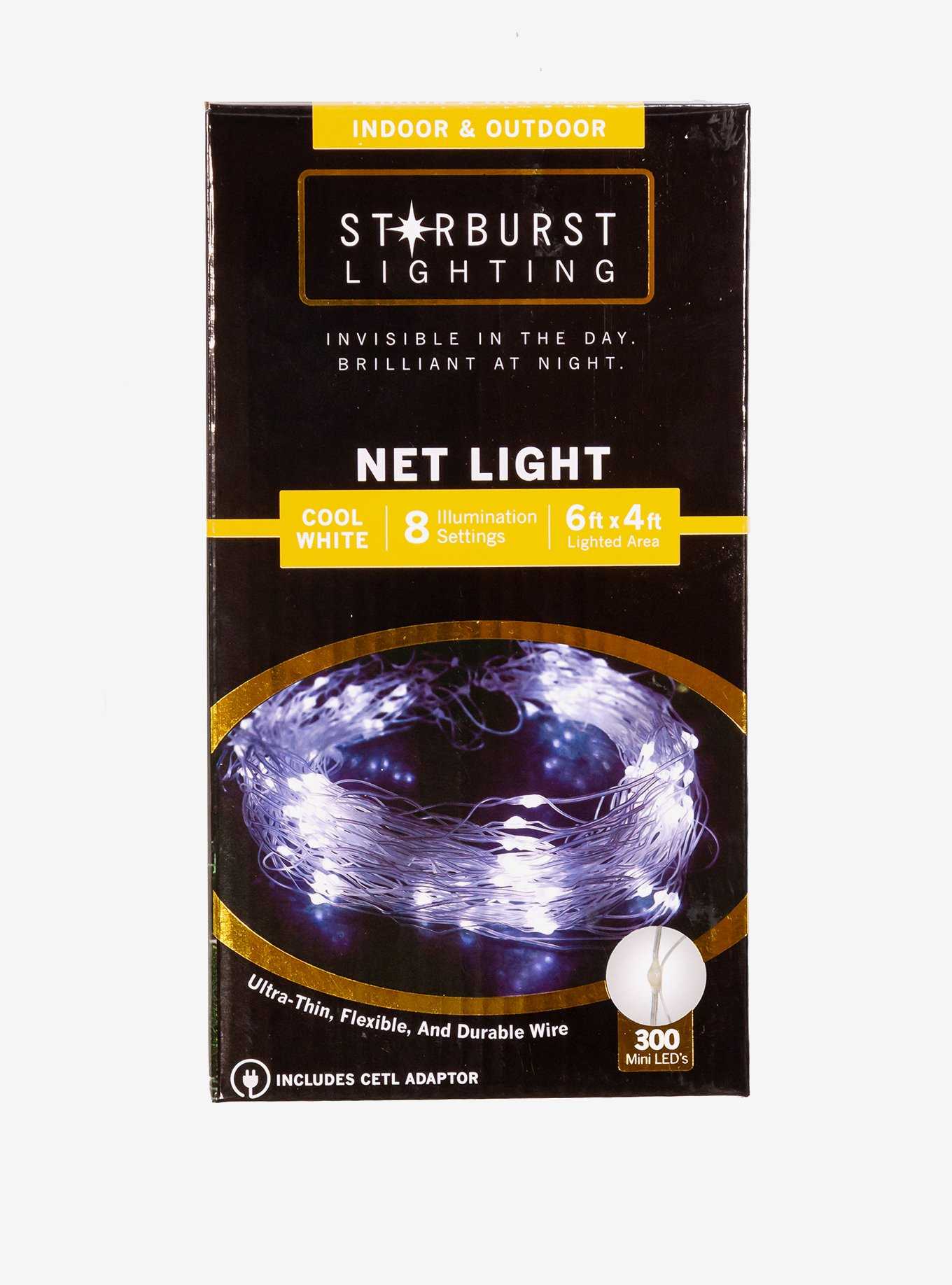 Starburst Cool White Led Net Light, , hi-res