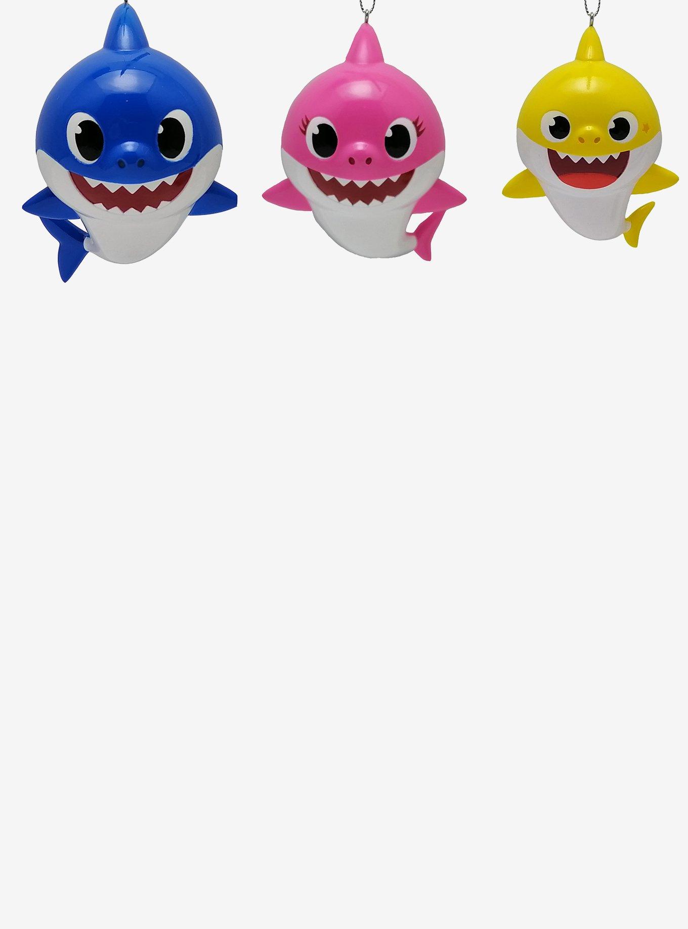 Baby Shark 3-Piece Ornament Set, , hi-res
