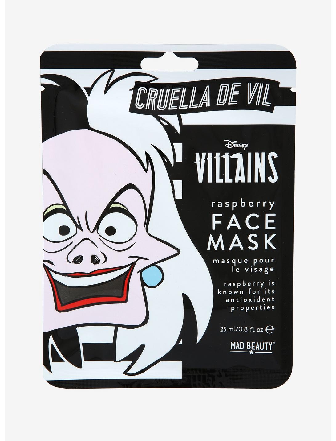 Disney Villains Cruella De Vil Raspberry Face Mask, , hi-res