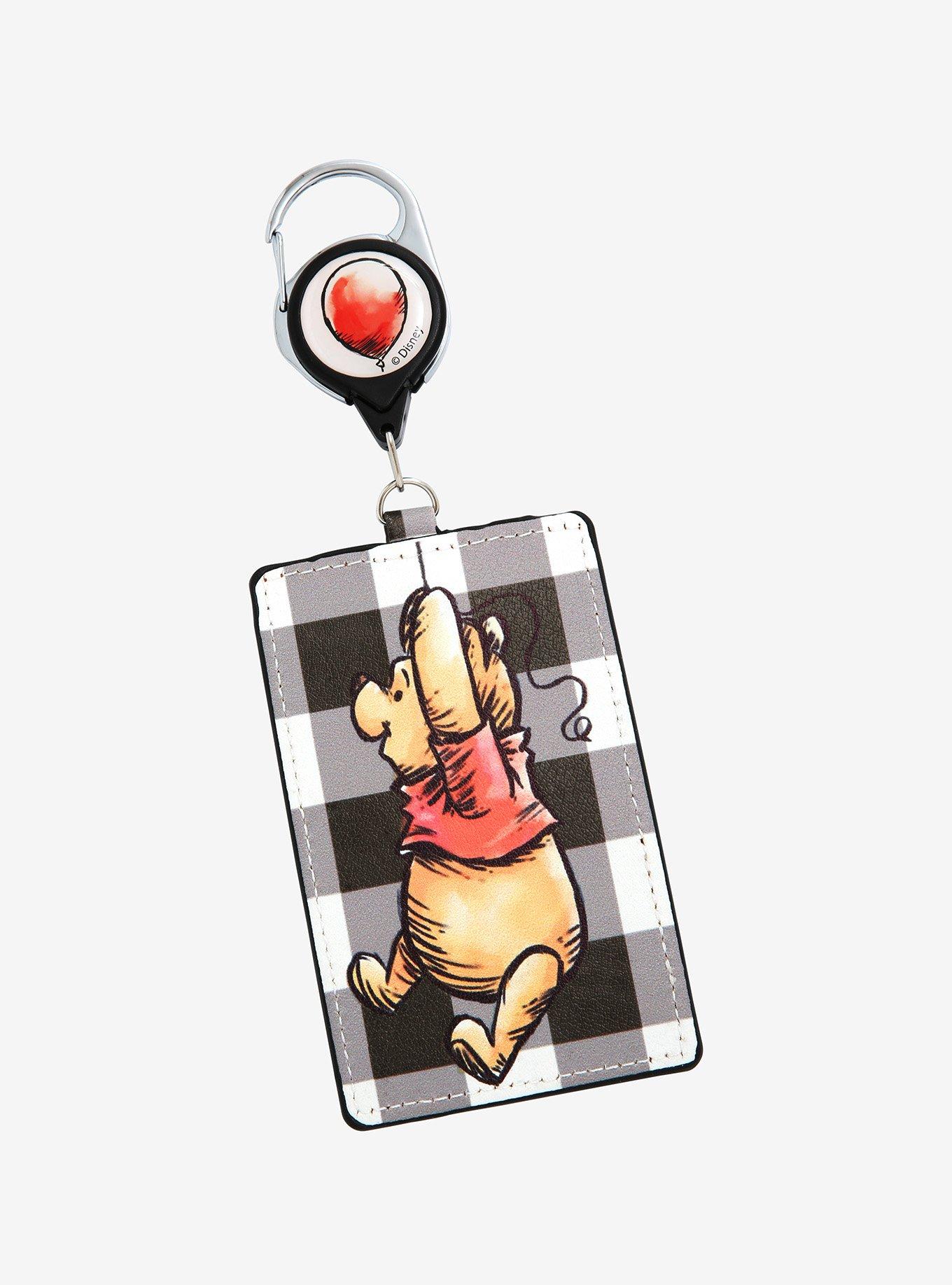 Disney Winnie the Pooh Balloon Gingham Retractable Lanyard - BoxLunch Exclusive, , hi-res