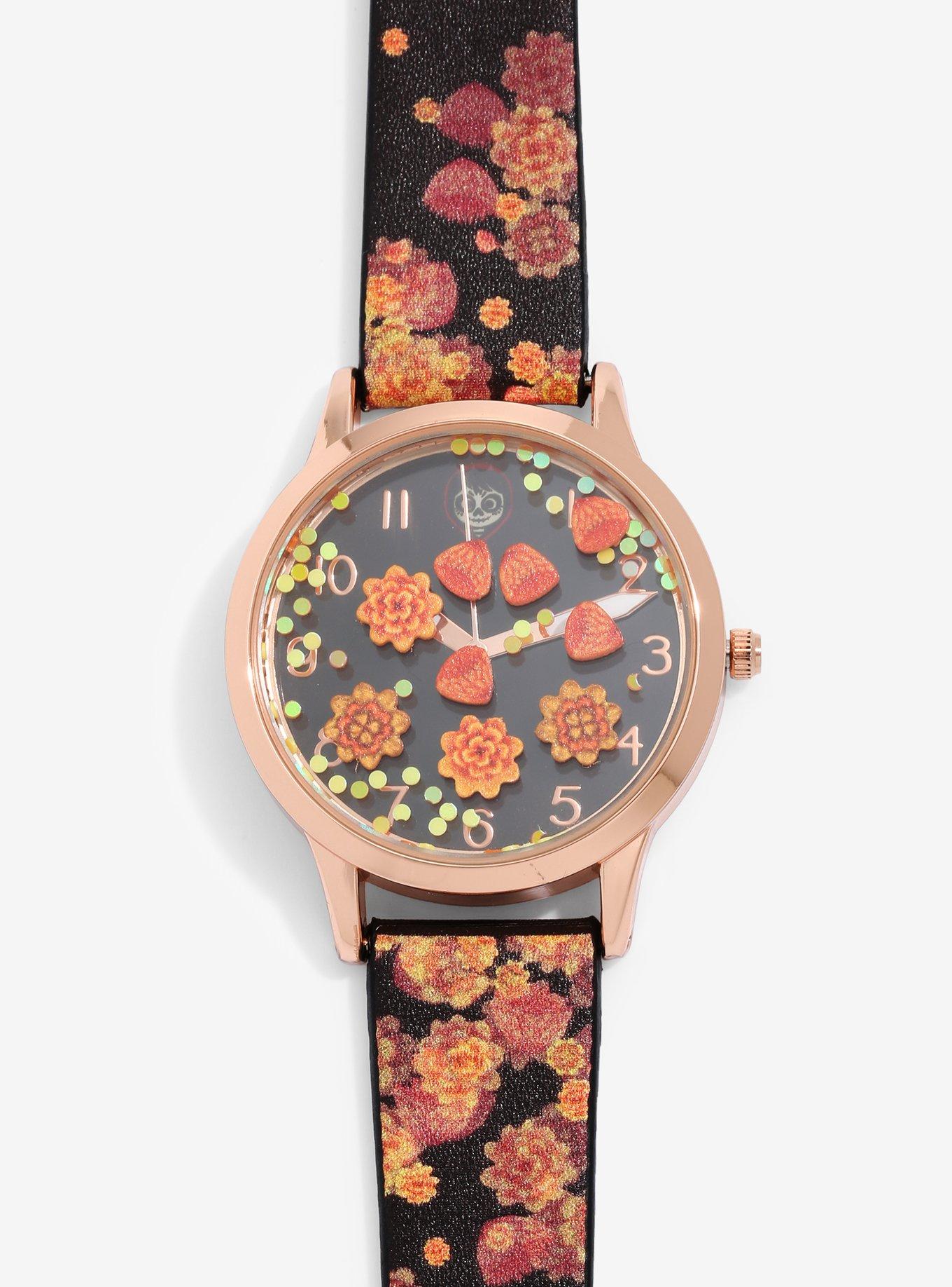 Disney Pixar Coco Marigolds Watch - BoxLunch Exclusive, , hi-res