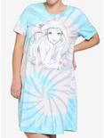 Disney The Little Mermaid Sketch Ariel Tie-Dye T-Shirt Dress Plus Size, MULTI, hi-res