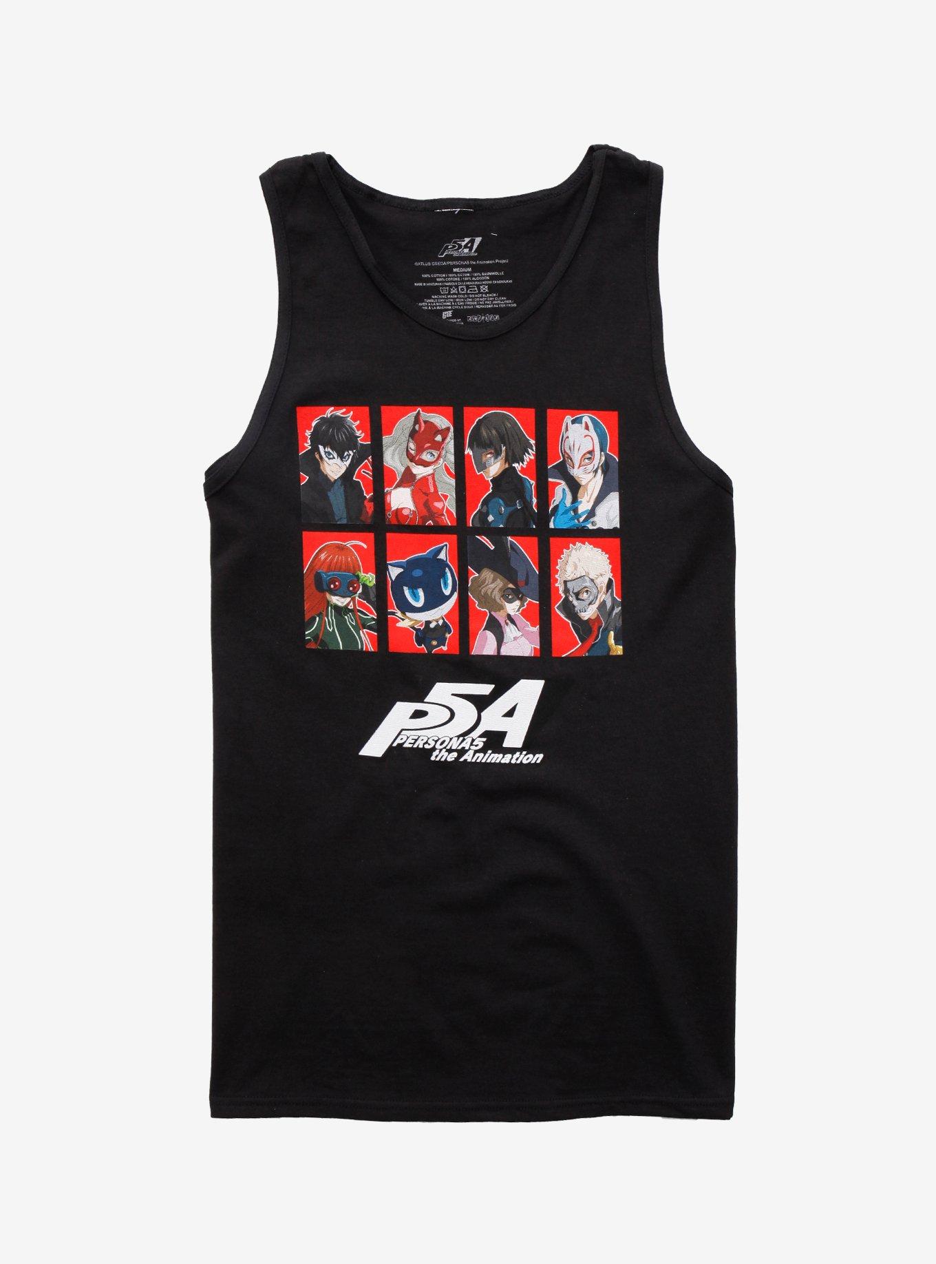 Persona 5 Phantom Thieves Boxes Tank Top, MULTI, hi-res