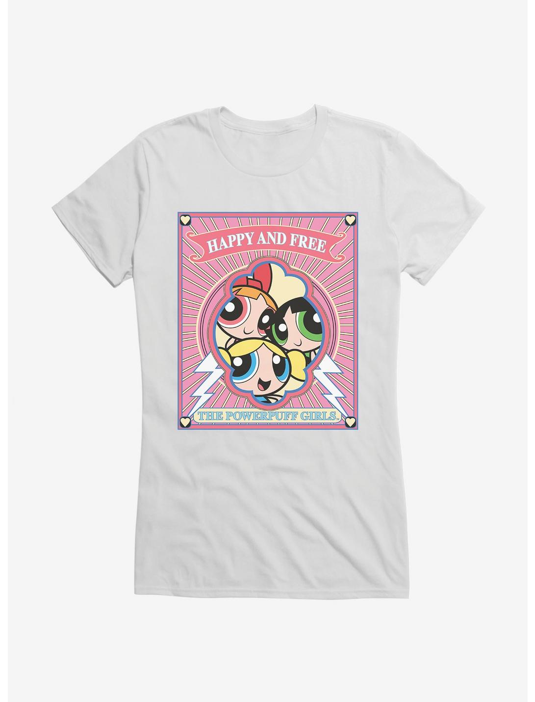 The Powerpuff Girls Happy And Free Girls T-Shirt, , hi-res