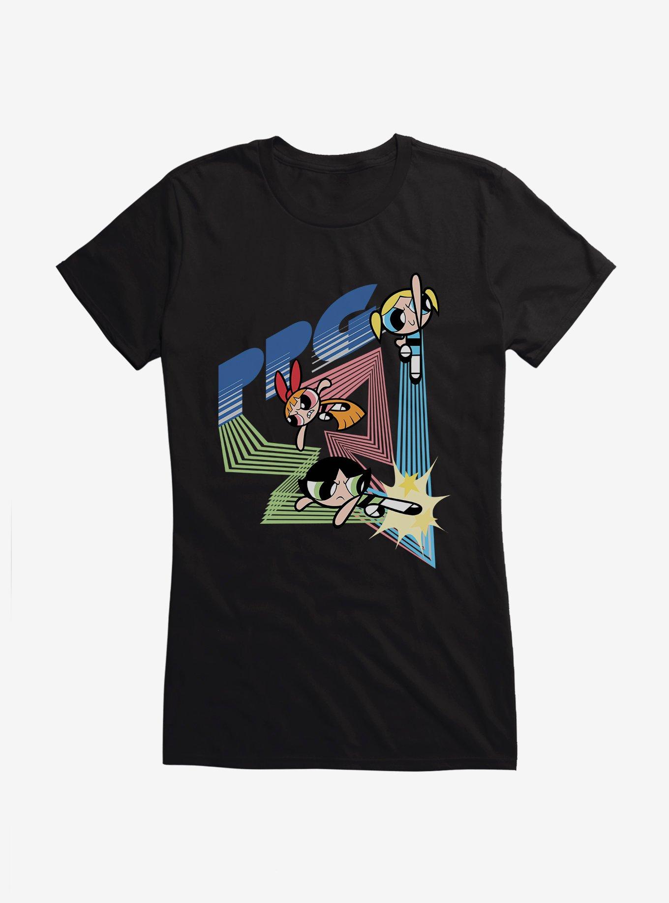 The Powerpuff Girls Ppg Action Pose Girls T-Shirt | Hot Topic