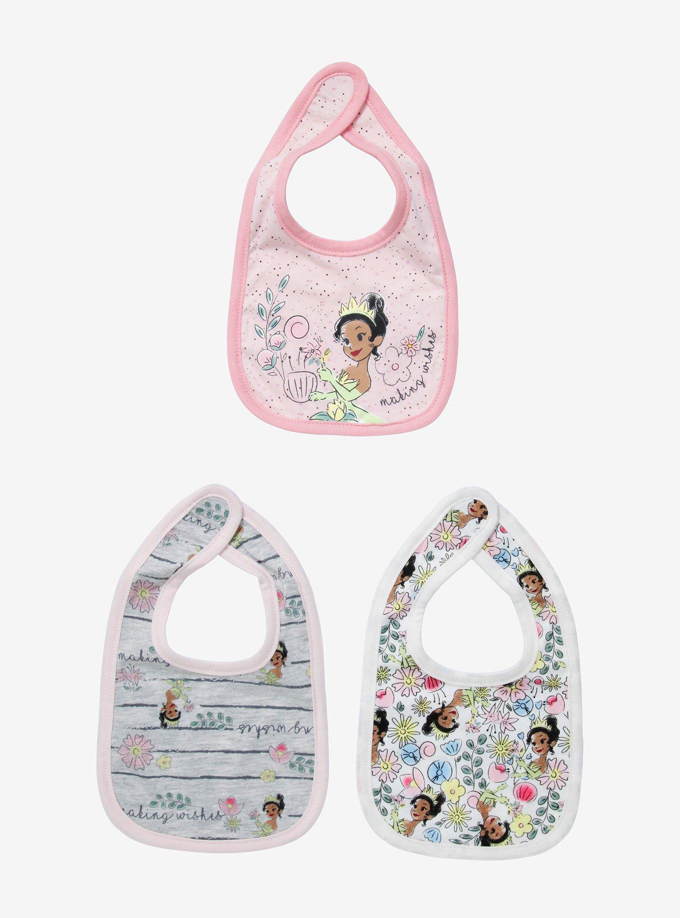 Disney The Princess and the Frog Tiana Floral Bib Set - BoxLunch Exclusive, , hi-res