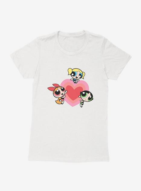 The Powerpuff Girls Heart Glow Womens T-Shirt | BoxLunch
