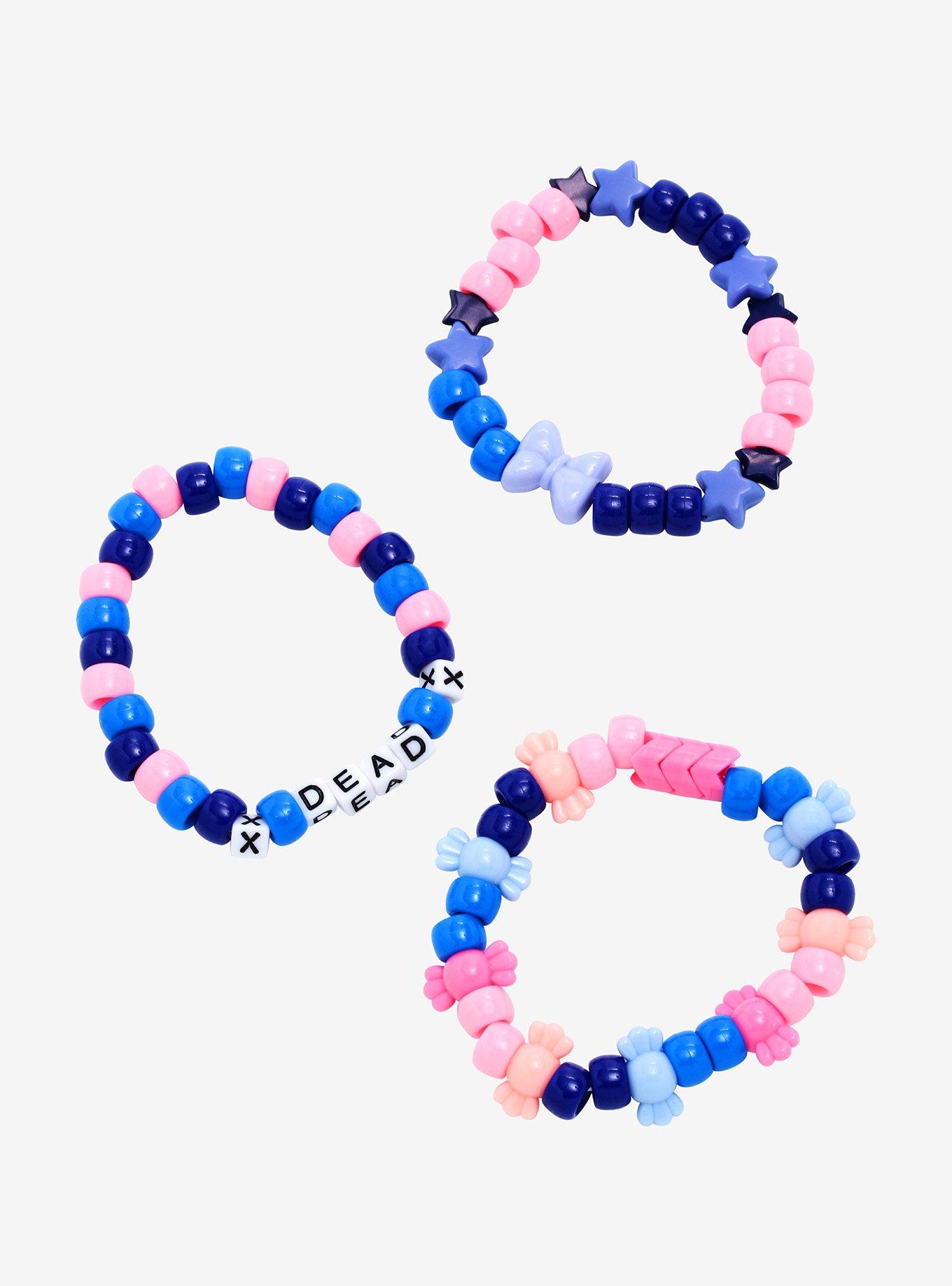 Dead Candy Bead Bracelet Set Hot Topic