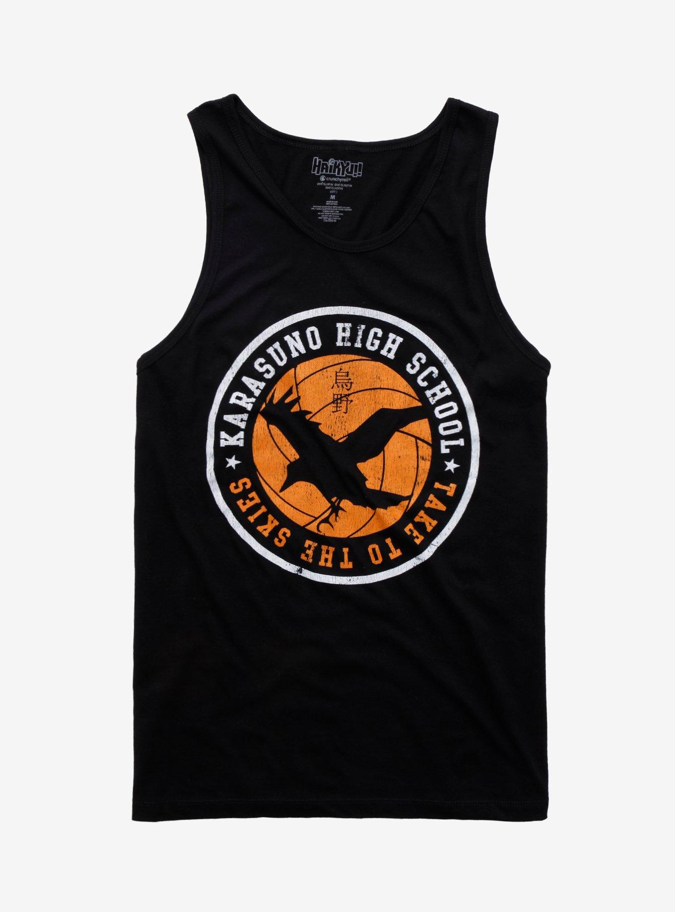 Haikyu!! Karasuno High School Tank Top, ORANGE, hi-res