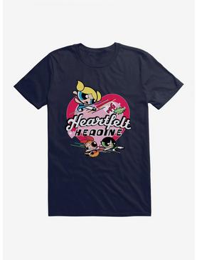 The Powerpuff Girls Heartfelt Heroine T-Shirt, NAVY, hi-res