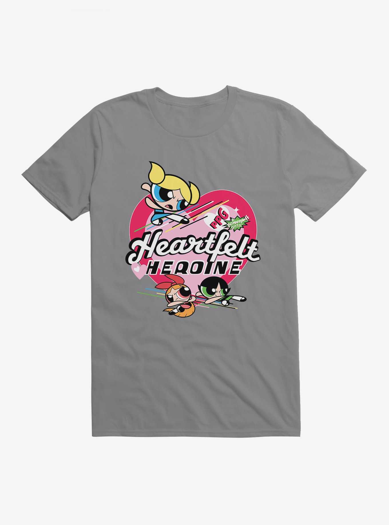 The Powerpuff Girls Heartfelt Heroine T-Shirt, STORM GREY, hi-res