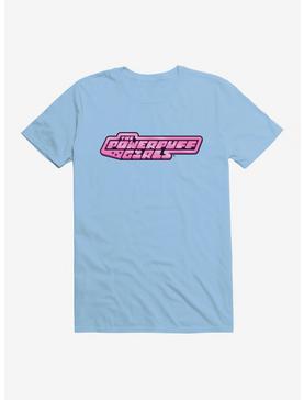The Powerpuff Girls Logo Filled T-Shirt, LIGHT BLUE, hi-res