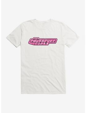 The Powerpuff Girls Logo Filled T-Shirt, WHITE, hi-res