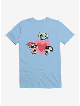 The Powerpuff Girls Heart Glow T-Shirt, LIGHT BLUE, hi-res