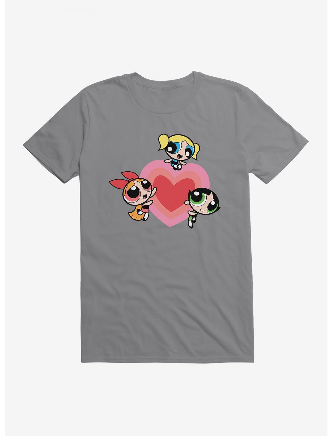 The Powerpuff Girls Heart Glow T-Shirt, STORM GREY, hi-res