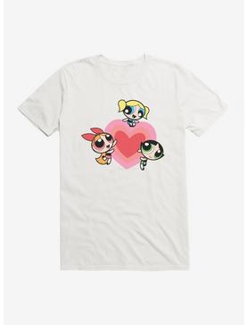 The Powerpuff Girls Heart Glow T-Shirt, WHITE, hi-res