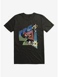 The Powerpuff Girls Ppg Action Pose T-Shirt, BLACK, hi-res