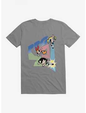 The Powerpuff Girls Ppg Action Pose T-Shirt, STORM GREY, hi-res