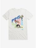 The Powerpuff Girls Ppg Action Pose T-Shirt, WHITE, hi-res