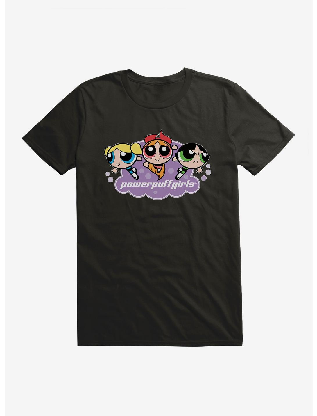 The Powerpuff Girls Team Logo T-Shirt, BLACK, hi-res