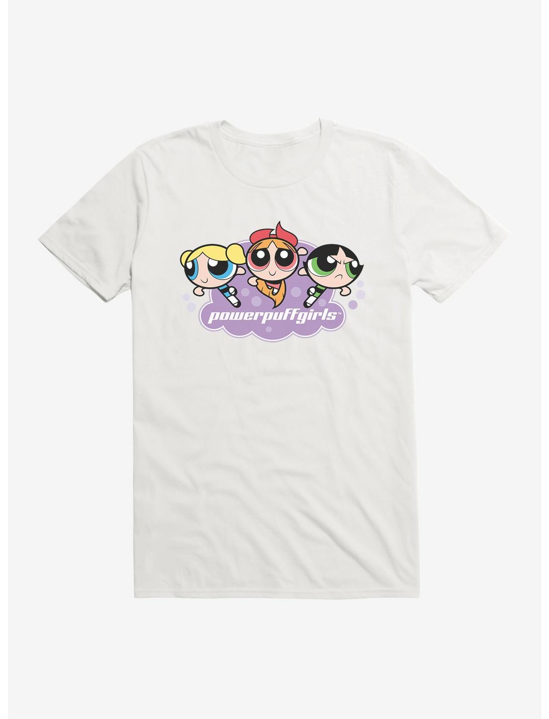 The Powerpuff Girls Team Logo T-Shirt, WHITE, hi-res