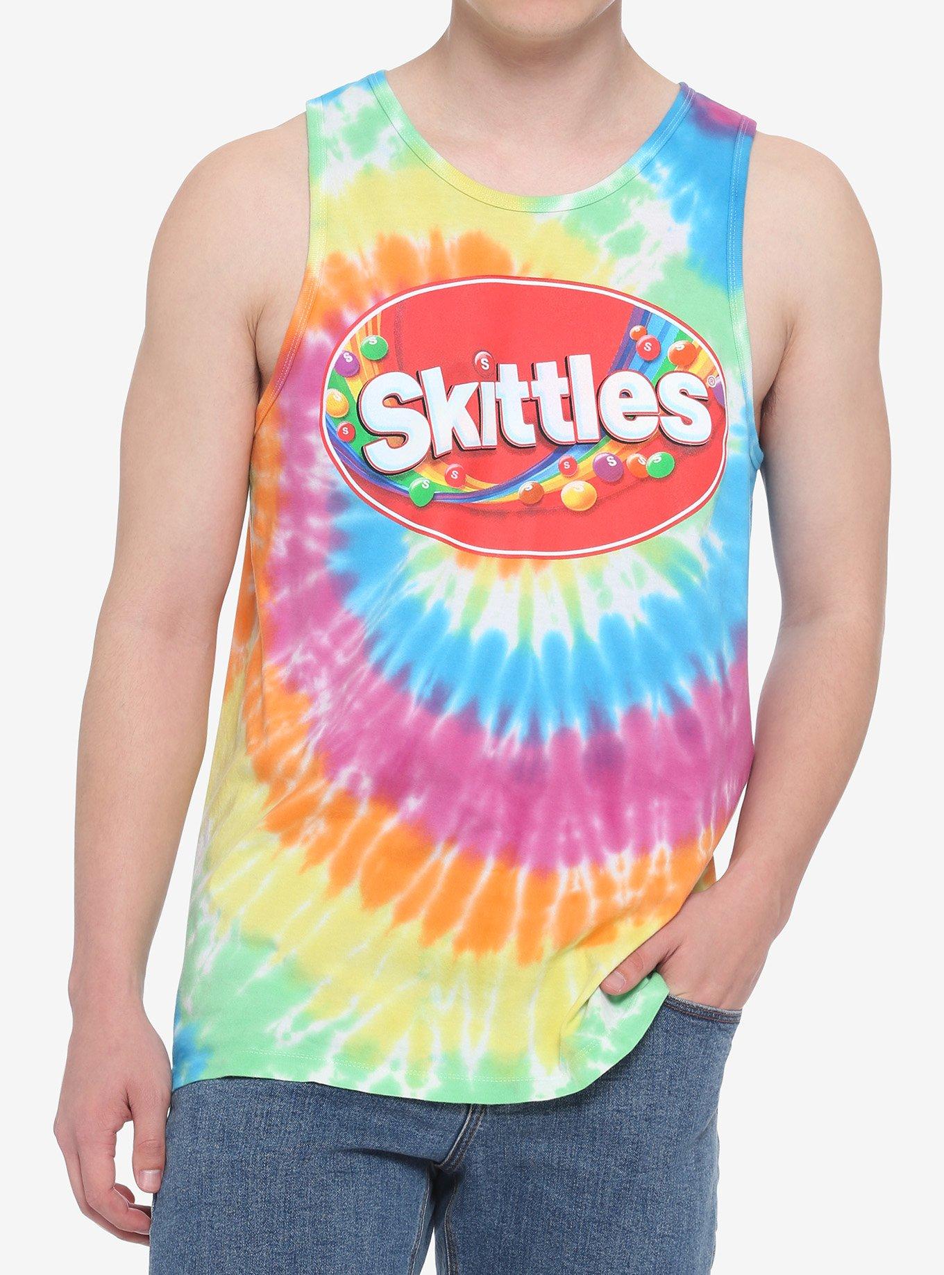 Skittles Rainbow Tie-Dye Tank Top, RAINBOW, hi-res