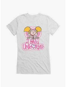 Dexter's Laboratory I Love Unicorns Girls T-Shirt, , hi-res