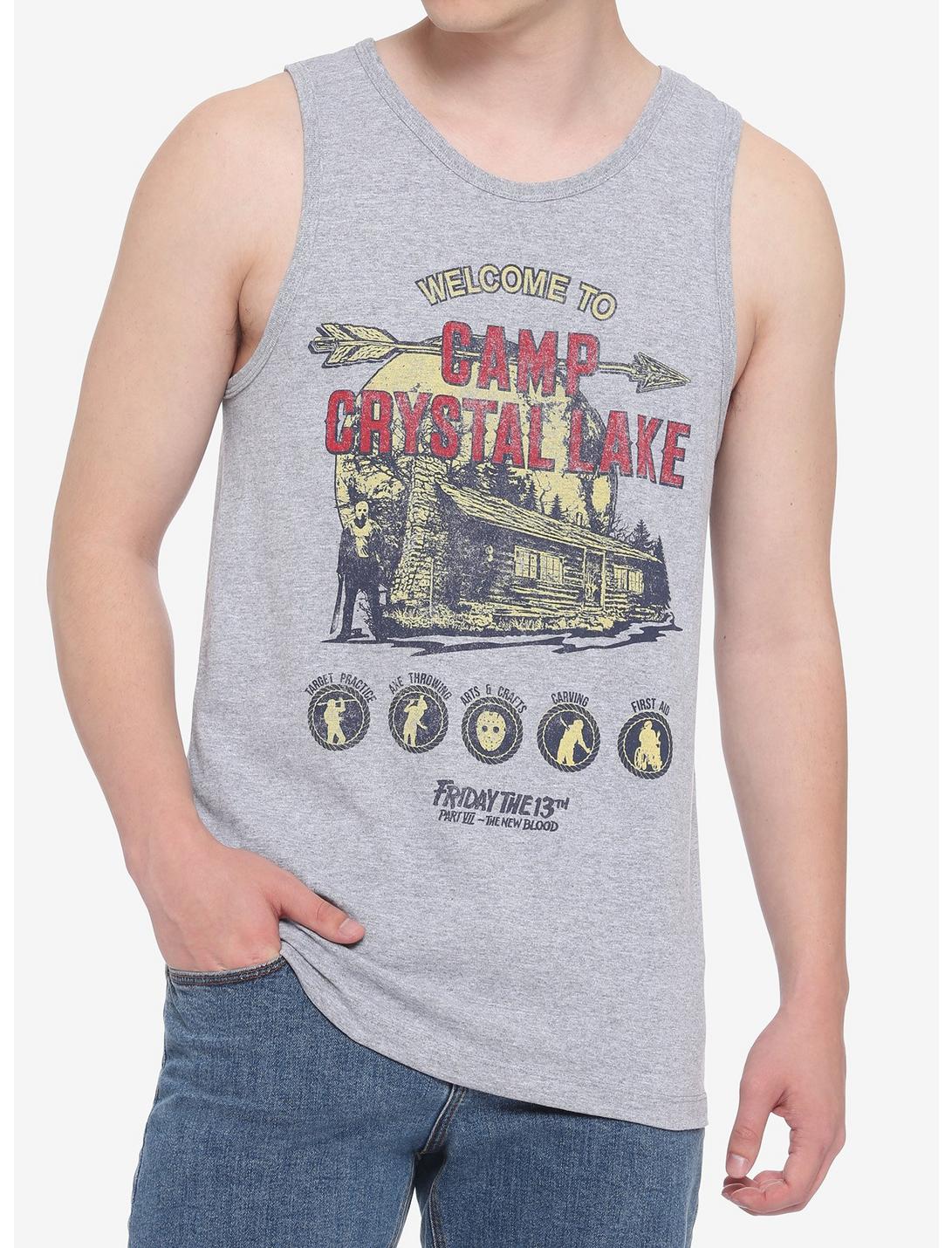 Friday The 13th Part VII: The New Blood Camp Crystal Lake Activities Tank Top, MULTI, hi-res